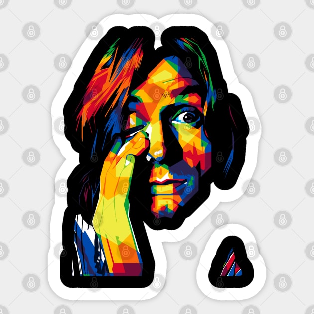 Kurt Cobain Sticker by dr.dre45_